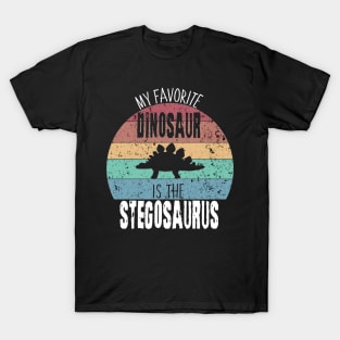 My Favorite Dinosaur is the Stegosaurus T-Shirt